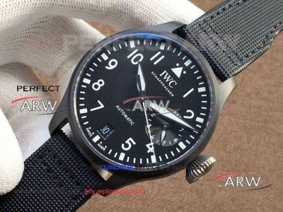 Perfect Replica IWC Big Pilots Le Petit Prince Watch All Black 46mm